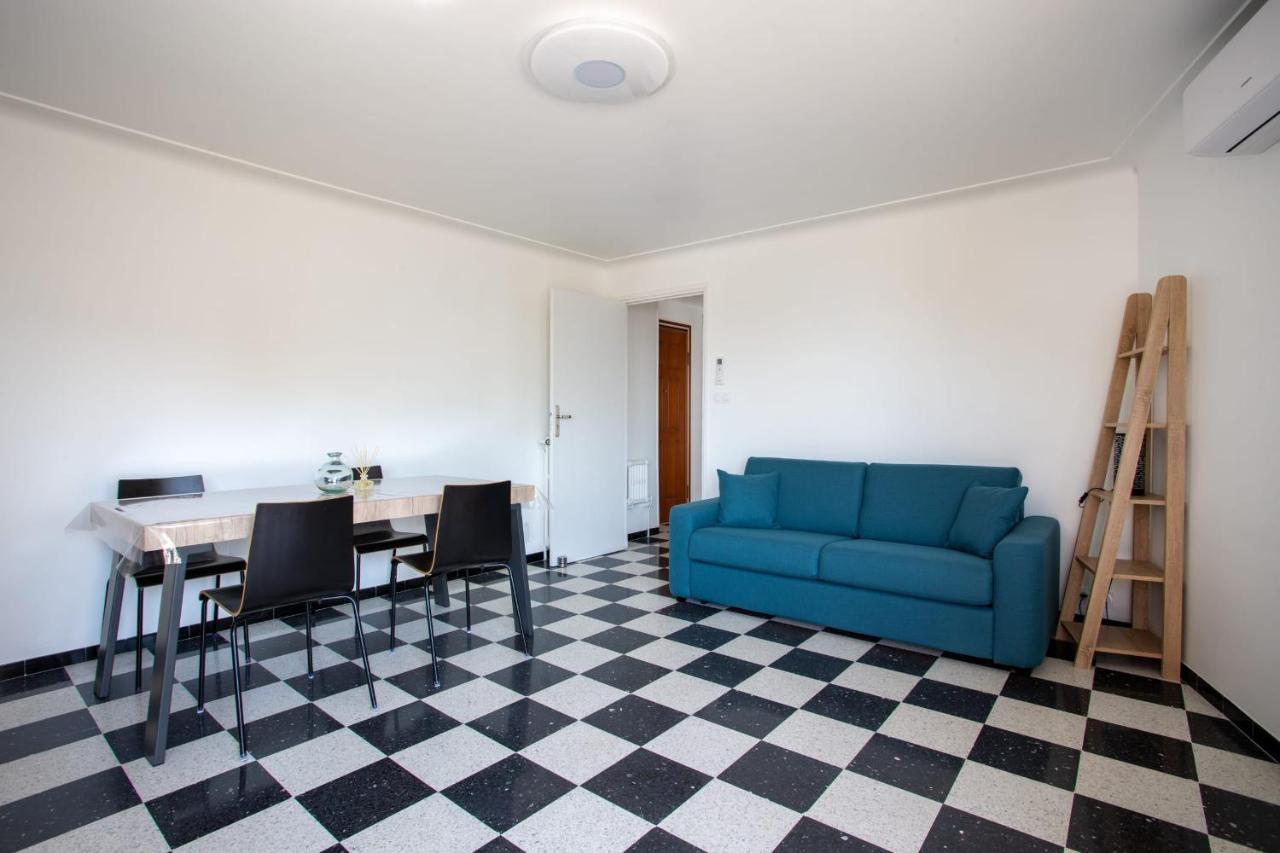 Apartment T2 Air-Conditioned Sea View Сен-Лоран-дю-Вар Екстериор снимка