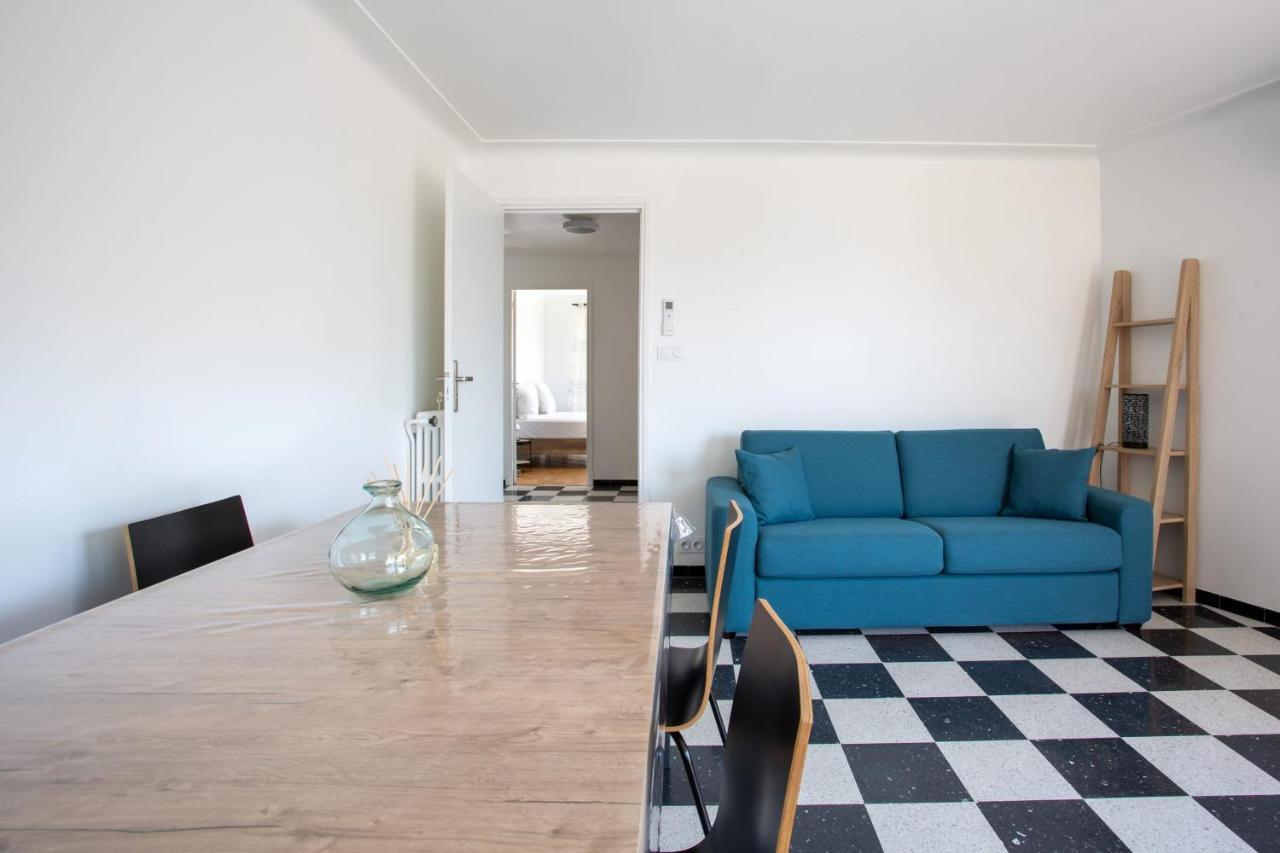 Apartment T2 Air-Conditioned Sea View Сен-Лоран-дю-Вар Екстериор снимка