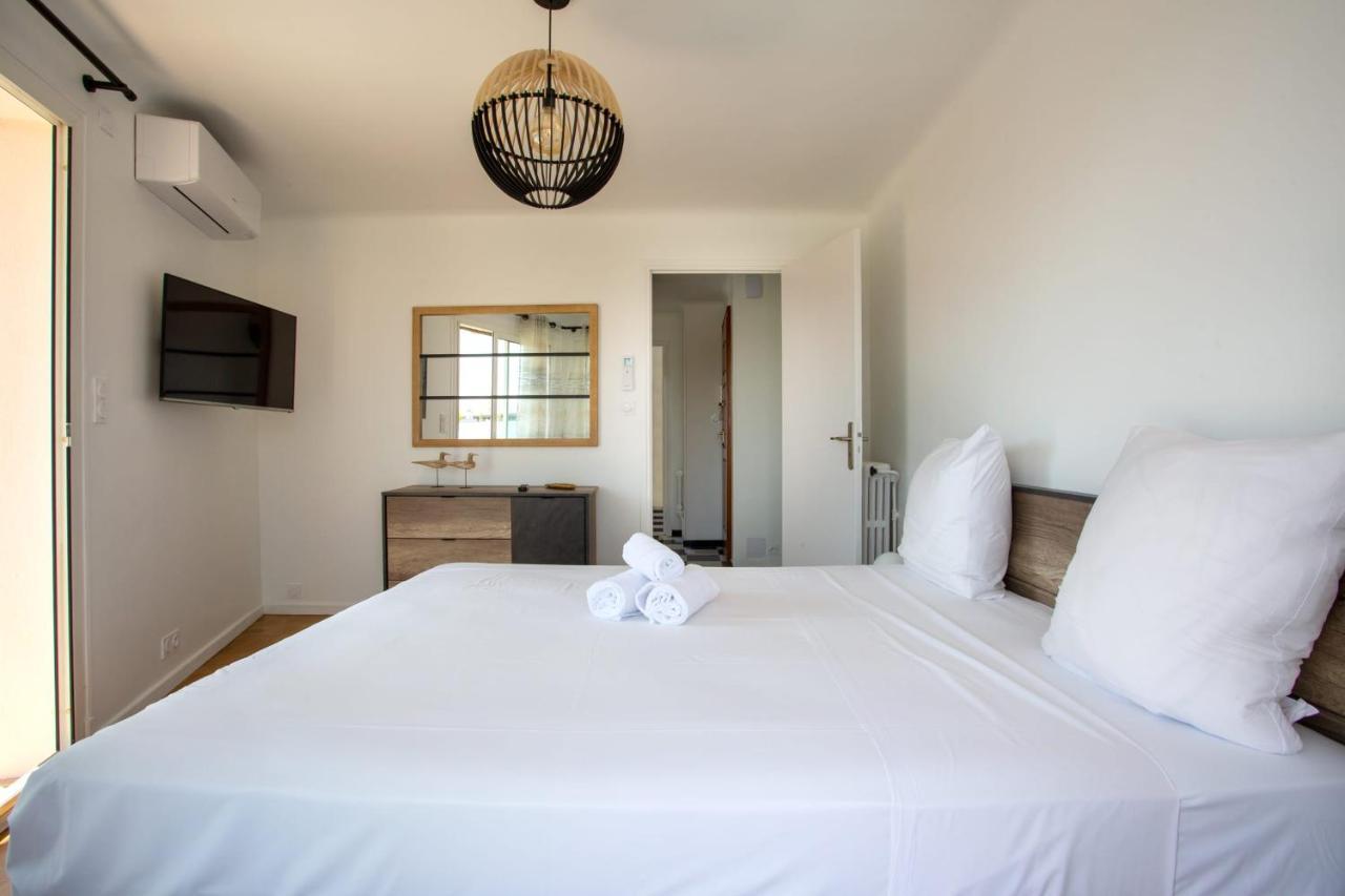 Apartment T2 Air-Conditioned Sea View Сен-Лоран-дю-Вар Екстериор снимка